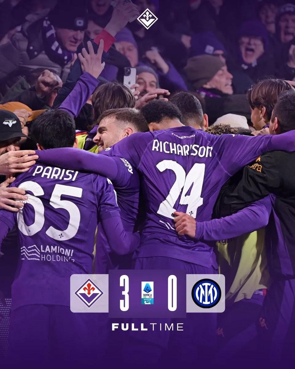 国际米兰客场惨败，遭遇连败颓势